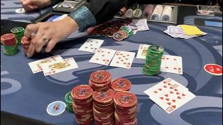 TRASH-TALKER Gets DESTROYED IN BIIIGGGGG Pot! INSTANT KARMA!! Poker Vlog Ep 301