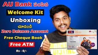 AU Finance Bank Welcome Kit Unboxing | Au Abhi Bank Zero Balance Account | Au Small Finance Bank ATM