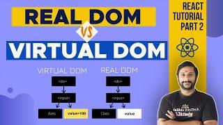 Real DOM vs Virtual DOM in Tamil - Virtual DOM Vs DOM - React Tutorial for Beginners- React Tutorial