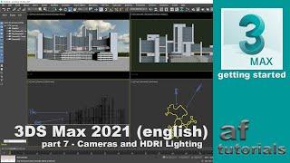 Cameras and HDRI in Arnold - Getting Started in 3DS Max 2021 (part 7)