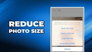 How to Reduce Photo Size on iPhone