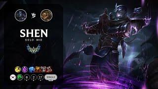 Shen Mid vs Renekton - KR Challenger Patch 13.5