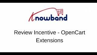 Opencart Review Incentive Extension