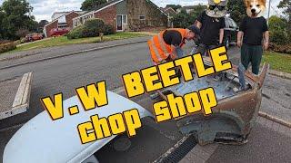 street scrapping you never know what you're going  to get next #vwbeetle