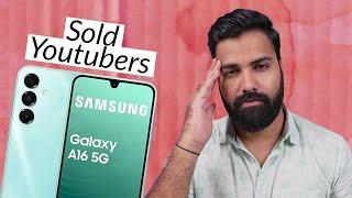 Sold YouTubers Promoting Samsung A16 5G at 20K #Shame 