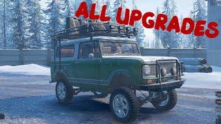 SnowRunner - All upgrade locations of the Scout 800!