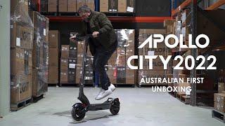 Apollo City 2022 Electric Scooter - Australian First Unboxing