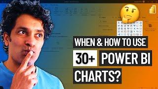 How to pick the "perfect" chart for your situation in Power BI?