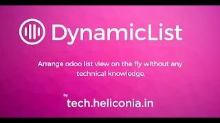 Odoo Dynamic List ▲ Tech Heliconia