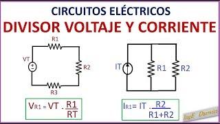 DIVISORES DE VOLTAJE Y CORRIENTE / EJERCICIOS