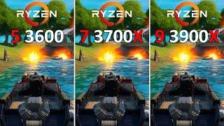 Ryzen 5 3600 vs Ryzen 7 3700X vs Ryzen 9 3900X - Test in 10 Games 1080p and 1440p