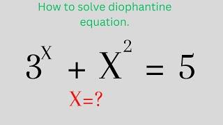 Exponential equation | How To Solve Diophantine Equations | Diophantine Equations.