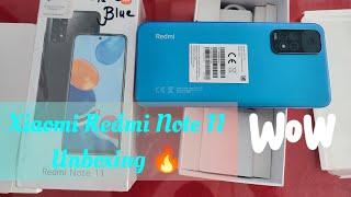 Xiaomi Redmi Note 11 Smartphone Unboxing & First Look - SD 680, 90hz AMOLED Display & 50MP Camera