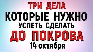 Три дела которые нужно сделать ДО ПОКРОВА 14 октября. Покров Пресвятой Богородицы. Молитвы на Покров