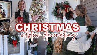 CHRISTMAS DECORATING PART 4 | CHRISTMAS PORCH DECOR | COZY CHRISTMAS DECORATING | Lauren Yarbrough