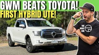 HYBRID UTE tested!! GWM Cannon Alpha Ultra Hybrid 2024 review (inc off-road, fuel economy test)