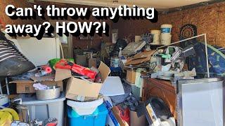 How do You Clean a Garage When You Can't Throw Anything Away?