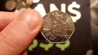 UK £50 50P COIN HUNT #89 BOOK 2 - 1ST 50P COIN HUNT OF 2021