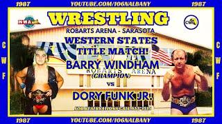 Barry Windham vs Dory Funk Jr. (November 14th, 1987) (JCP/Championship Wrestling From Florida)