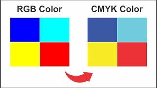 How to convert RGB to CMYK in Coreldraw | Change RGB to CMYK Color | RGB to CMYK Color Conversion