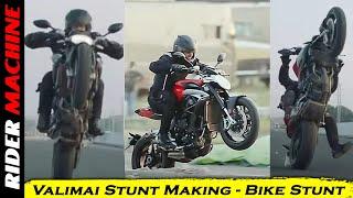 valimai bike stunt | Valimai Stunt Making | Bike Stunt | Rider Machine