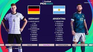 PES 2021 - Germany vs Argentina - International Match - Messi vs Germany