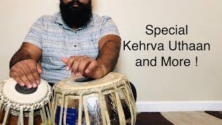 Special Kehrva Uthaan and More ! Learn Tabla in Hindi and English. Keherva Theka lesson part 2