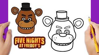 How To Draw Freddy Fazbear | Five Nights at Freddy's Drawing