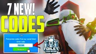 NEW ️ UPDATE TOILET TOWER CODES 2024 -TOILET TOWER DEFENSE CODES - CODES FOR TTD