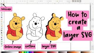 How to create a layer SVG with Inkscape