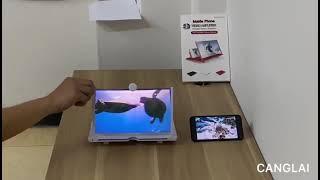 3D Увеличитель усилитель экрана подставка лупа для телефона смартфона