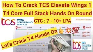 How To Crack TCS Wings 1 T4 Hands on Coding Challenge/Questions || #india #tcs #wings #itjobs #exam