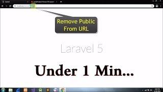 LARAVEL - Remove PUBLIC Word From URL Under 1 Min... - Social Newsia