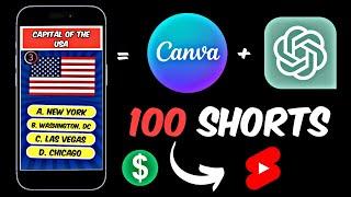 How I Made 100 Monetizable Quiz Shorts in 10 Minutes Using AI Automation