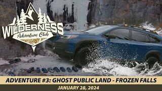 Scott Subaru | Subaru Wilderness Adventure Club - Ghost Public Land - Frozen Falls - Alberta, Canada