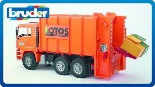 Bruder Toys MAN Rear Loading Garbage Truck  # 02762