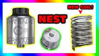 NatureVape NEST RDA | PLUS 'NEW COIL' BUILD TUTORIAL!