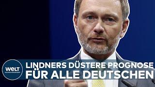 CHRISTIAN LINDNER: Die düstere Prognose des Finanzministers für alle Bürger in Deutschland