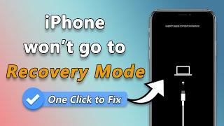 [2024 Update] One Click to Fix iPhone Wont Go into Recovery Mode