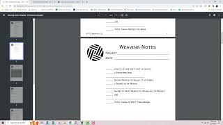 Design a warp with me! How to calculate yarn requirements for weaving cloth.