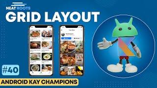 Grid Layout in Android - Grid Layout in Android Studio in Hindi