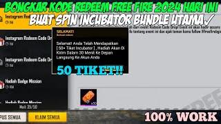 KODE REDEEM FREE FIRE TERBARU 2 JULI 2024 HARI INI