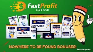 Fast Profit System Review: Free System That Actually Works?