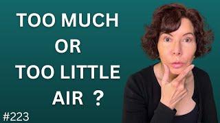 How much air do you REALLY need to Sing? 8 Exercises