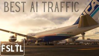 FSLTL Sights and sounds at LAX! FSLTL + AIG | AI TRAFFIC for MSFS 2020