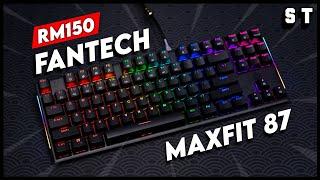 Fantech MAXFIT87 MK856 Unboxing & Review RGB TKL Gaming Mechanical Keyboard | Samuel Tan