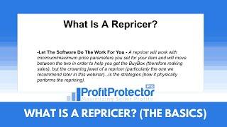 What Is A Repricer And How Does It Help Your Online Arbitrage Business? (Amazon Seller Essentials)