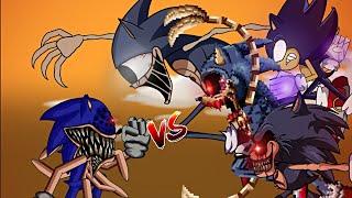 Sonic.omt (One Last Round) Vs Dark Sonic,Lord X,Sonic.eyx,Test model and More!