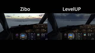 Zibo vs LevelUP Boeing 737-800 Comparison | X-Plane 12