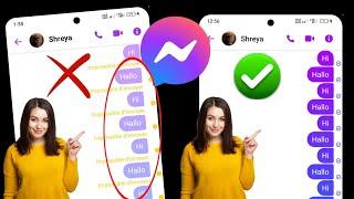 Messenger n'a pas pu envoyer le problème de message| Impossible d'envoyer des messages sur Messenger